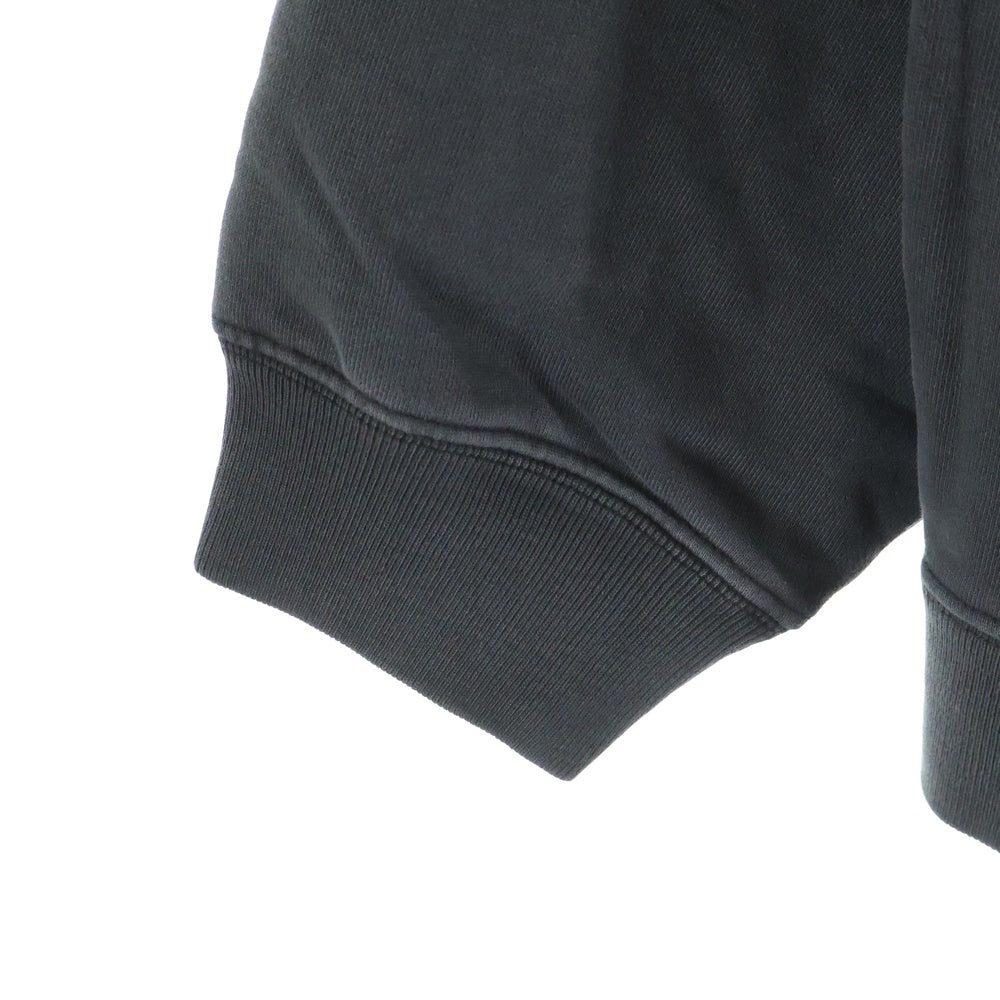 UNION(ユニオン) WARPED HOOD フロントロゴ スウェット プルオーバーパーカー ブラック