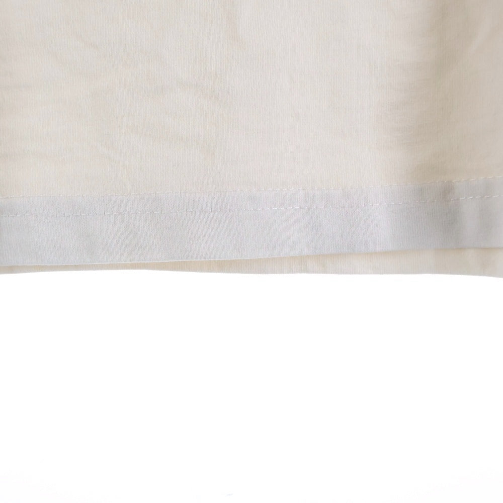 UNION(ユニオン) 91 L/S TEE 両面プリント クルーネック 長袖Tシャツ カットソー アイボリー