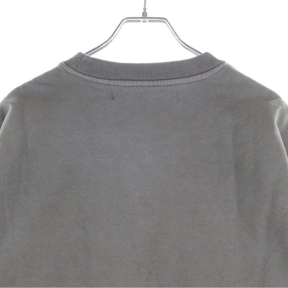 UNION(ユニオン) SOUND CREWNECK サウンド フロントプリント クルーネック スウェット トレーナー チャコールグレー