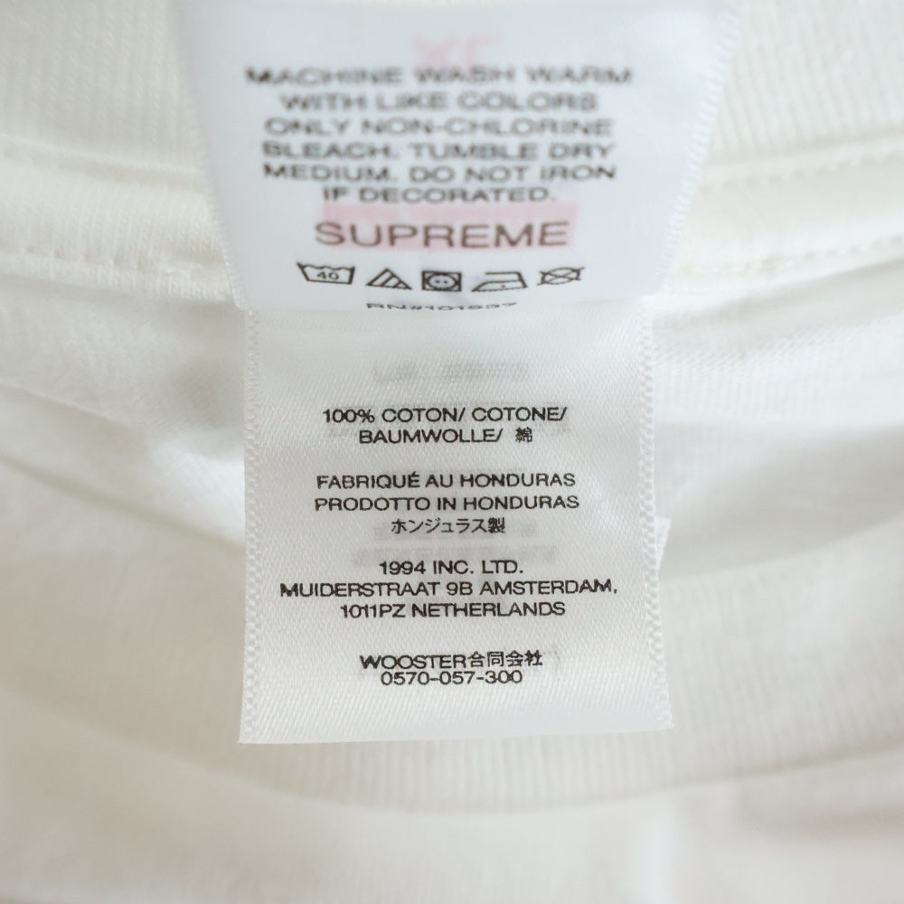 SUPREME(シュプリーム) 25AW ×Y's by Yohji Yamamoto Star Tee ワイズ ヨウジヤマモト スター フロントプリント ヘンリーネックTシャツ 半袖カットソー ホワイト