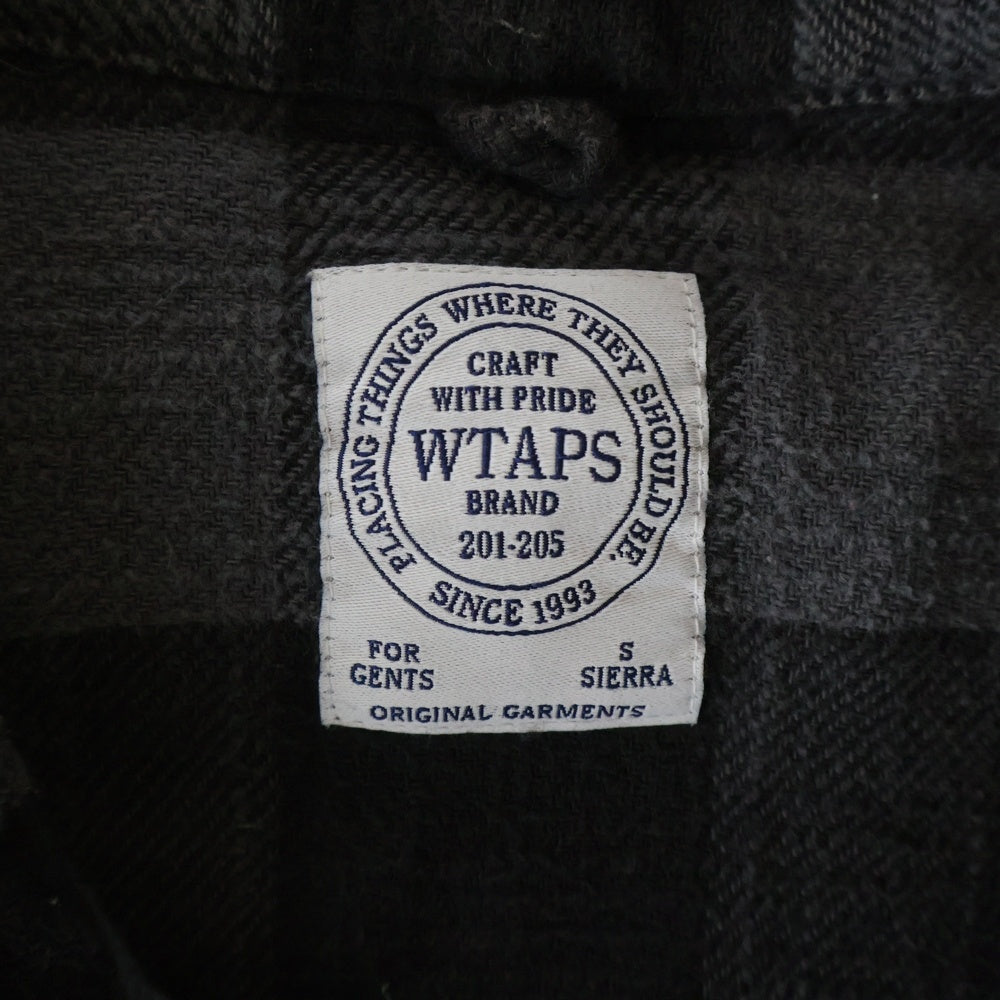 WTAPS(ダブルタップス) 17SS UNION LS SHIRT COTTON TEXTILE ユニオンチェック コットン テキスタイル 長袖シャツ グレー 171GWDT-SHM07