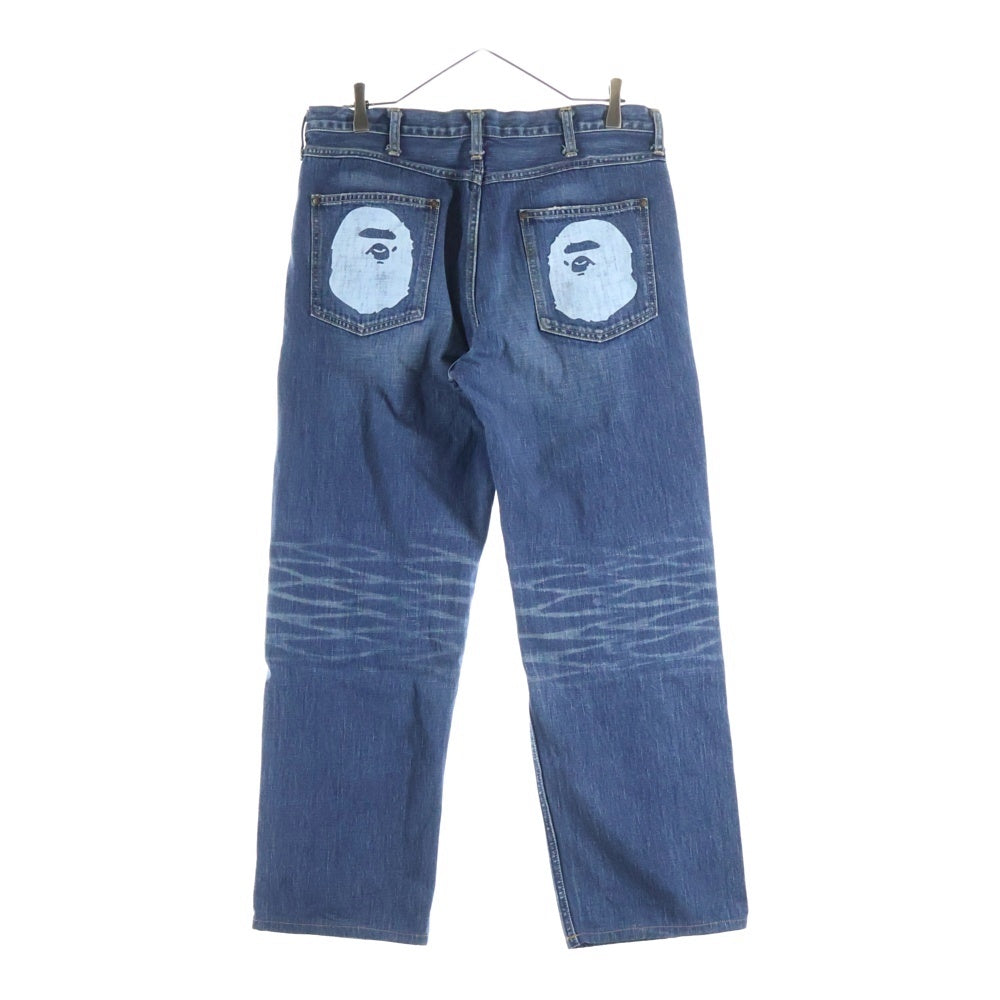 A BATHING APE(アベイシングエイプ) APE HEAD 猿顔プリント ジップ