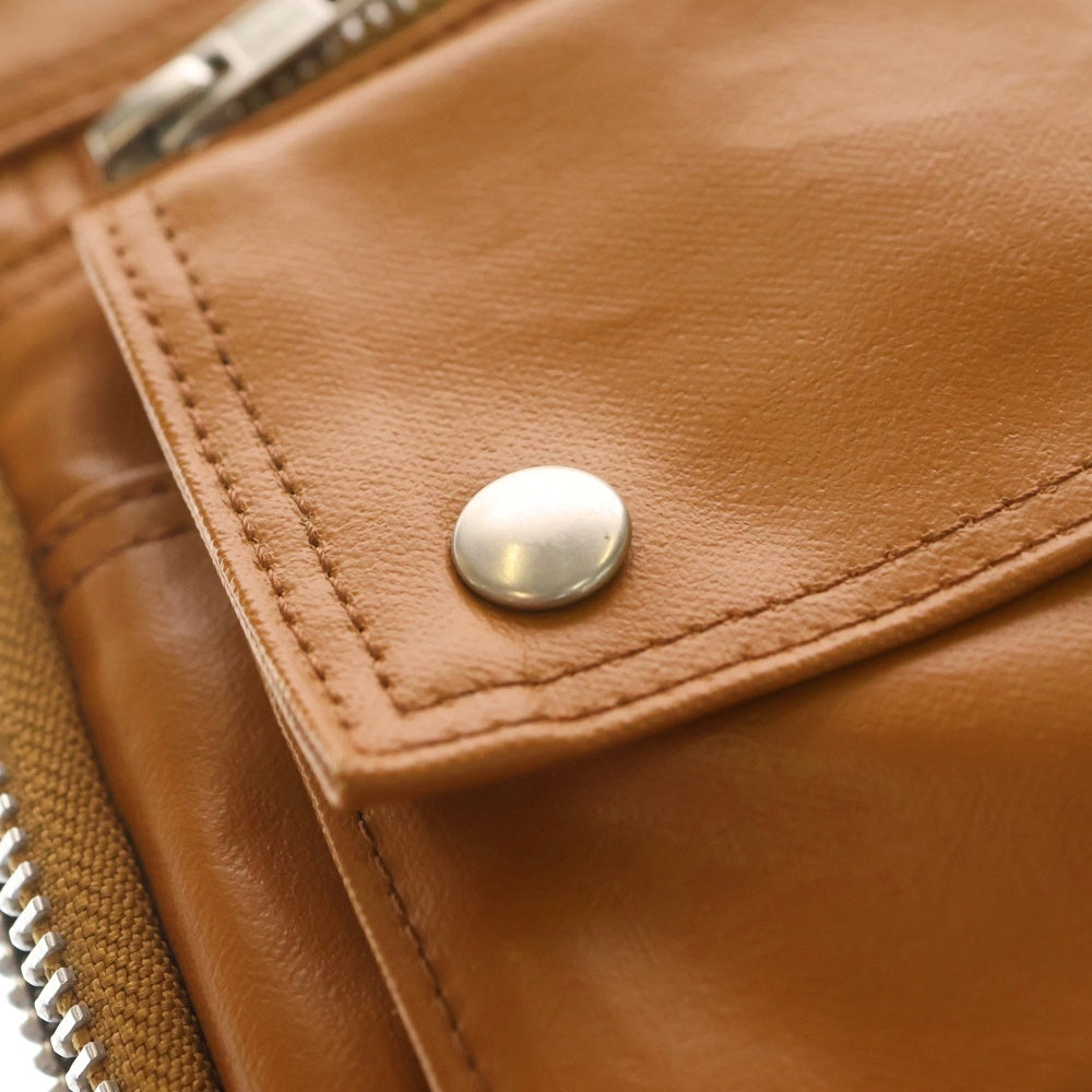 PORTER(ポーター) SLING SHOULDER BAG スリング マルチポケット レザーショルダーバック ブラウン 707-06127
