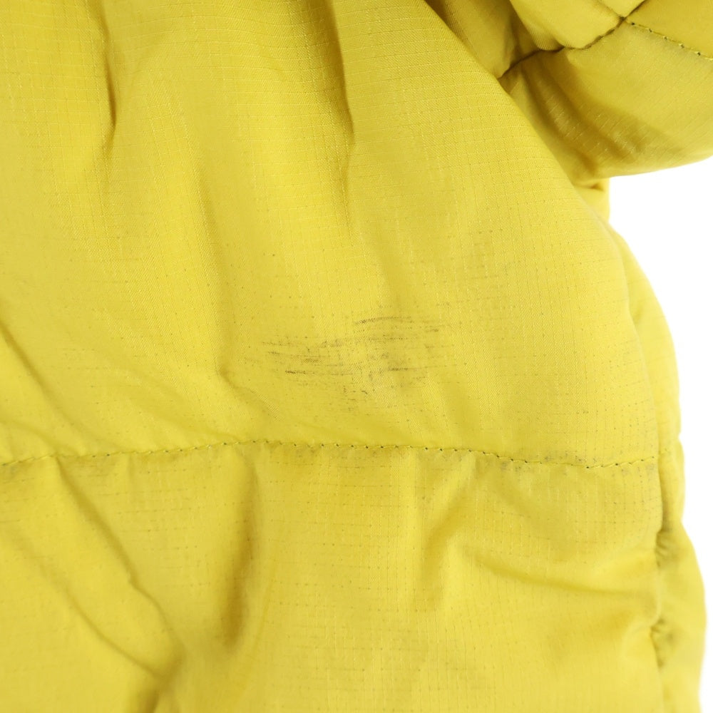 THE NORTH FACE(ザノースフェイス) NUPTSE JACKET ヌプシ ダブルポケット ジップアップ ダウンジャケット ブラック/イエロー ND91841