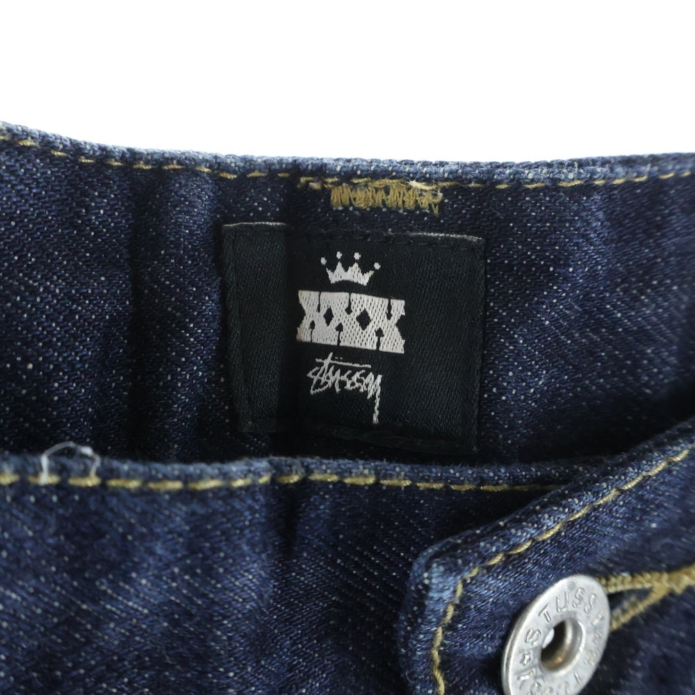 STUSSY(ステューシー) XXX 30周年 デニム バギーパンツ インディゴ