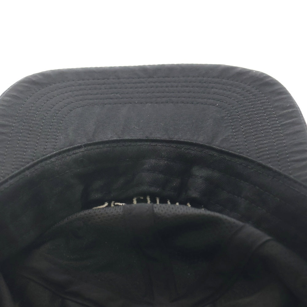 Setinn(セットイン) エンブロイダリー ロゴ ナイロン キャップ 帽子 ブラック