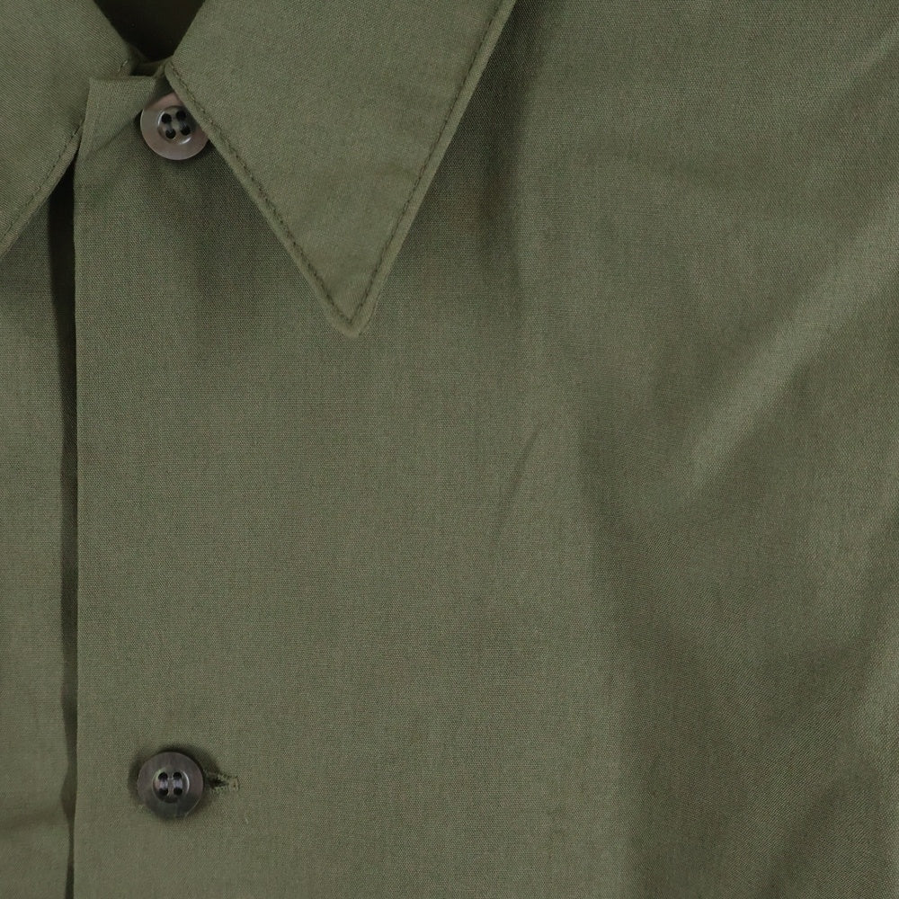 N.HOOLYWOOD(エヌハリウッド) 18AW レーヨン 長袖 シャツ カーキ 182-SH15