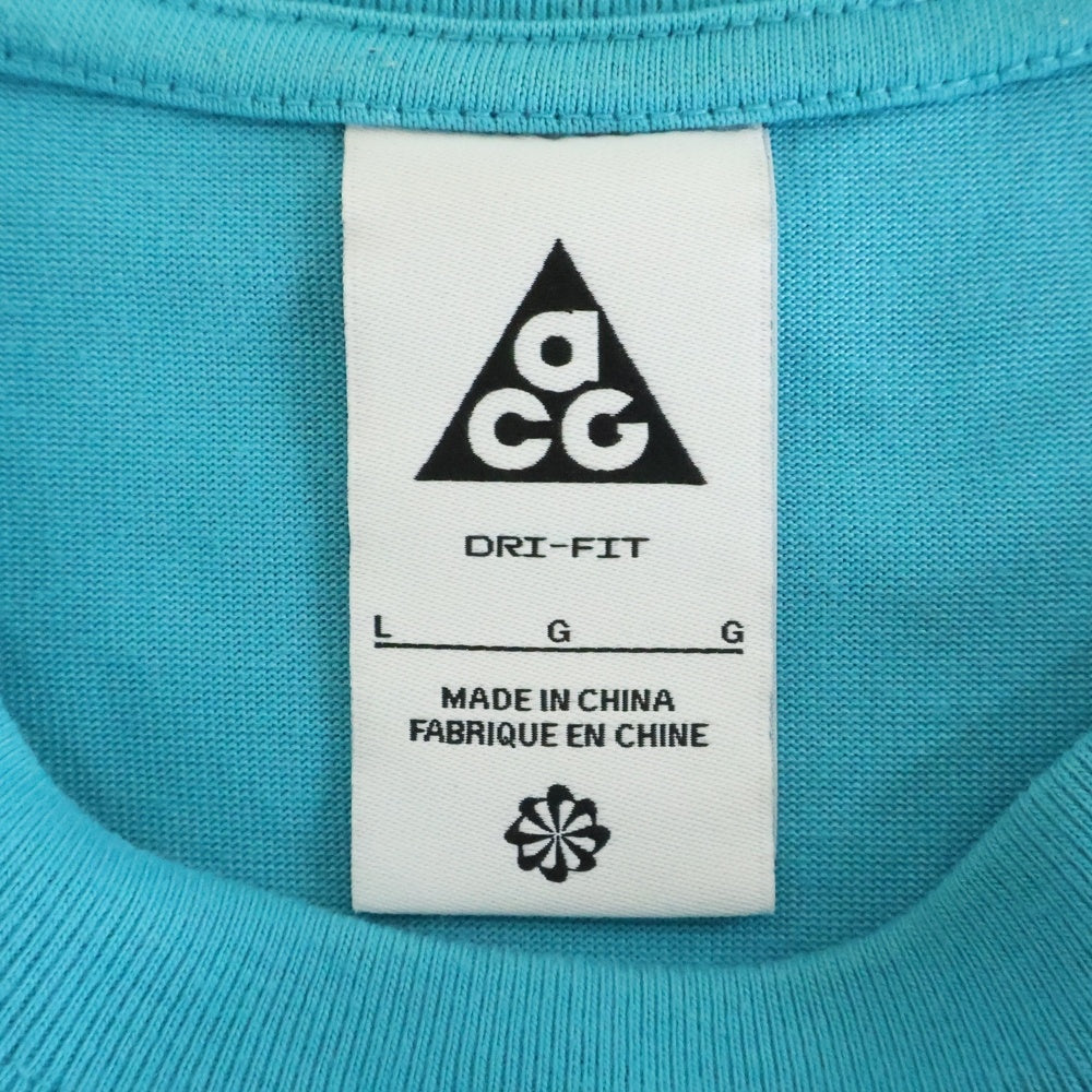 NIKE ACG(ナイキエーシージー) NRG LBR LUNGS S/S TEE 半袖カットソー Tシャツ ブルー DQ1816-345
