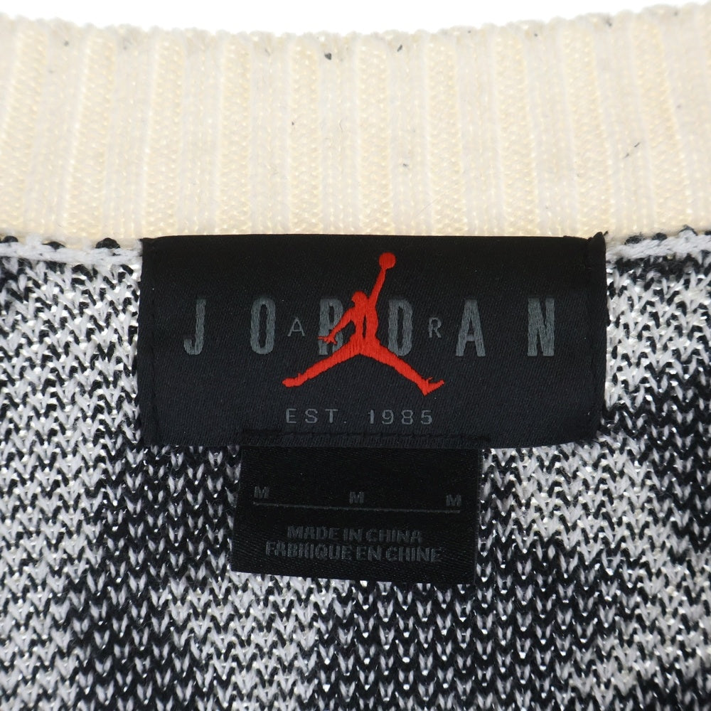 NIKE(ナイキ) AS M J FLT HRTG CARDIGAN ヘリテージ カーディガン ブラック×ホワイト DV7574-030