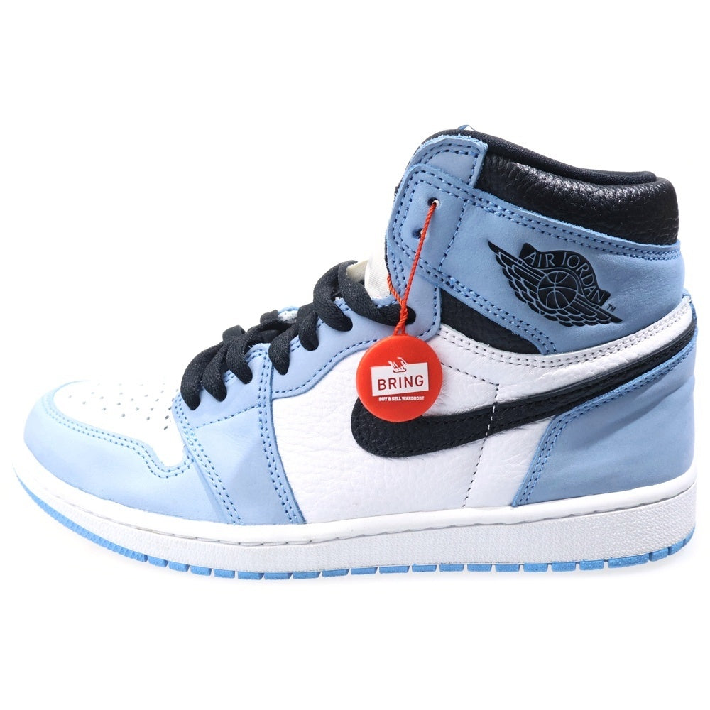NIKE(ナイキ) AIR JORDAN 1 RETRO HIGH OG UNIVERSITY BLUE エアジョーダン1 ユニバーシティブルー ハイカットスニーカー ブルー US8.5/26.5cm 555088-134