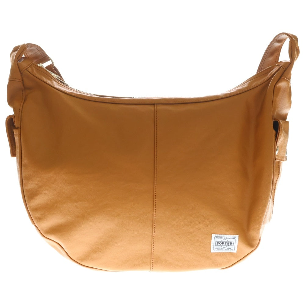 PORTER(ポーター) FREE STYLE フリースタイル フェイクレザー ショルダーバッグ ブラウン レディース
