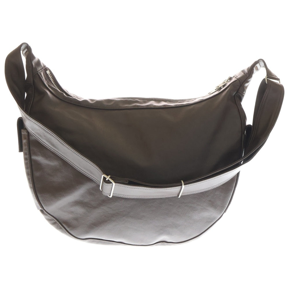 PORTER(ポーター) FREE STYLE フリースタイル フェイクレザー ショルダーバッグ ダークブラウン