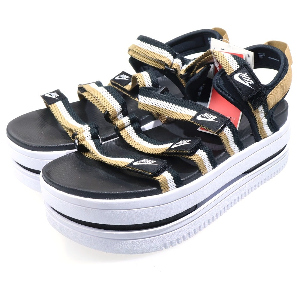 NIKE(ナイキ) WOMEN'S ICON CLASSIC METALLICGOLD ウィメンズ アイコンクラシック メタリックゴールド サンダル ブラック/ブラウン US11/28cm DH0223-002