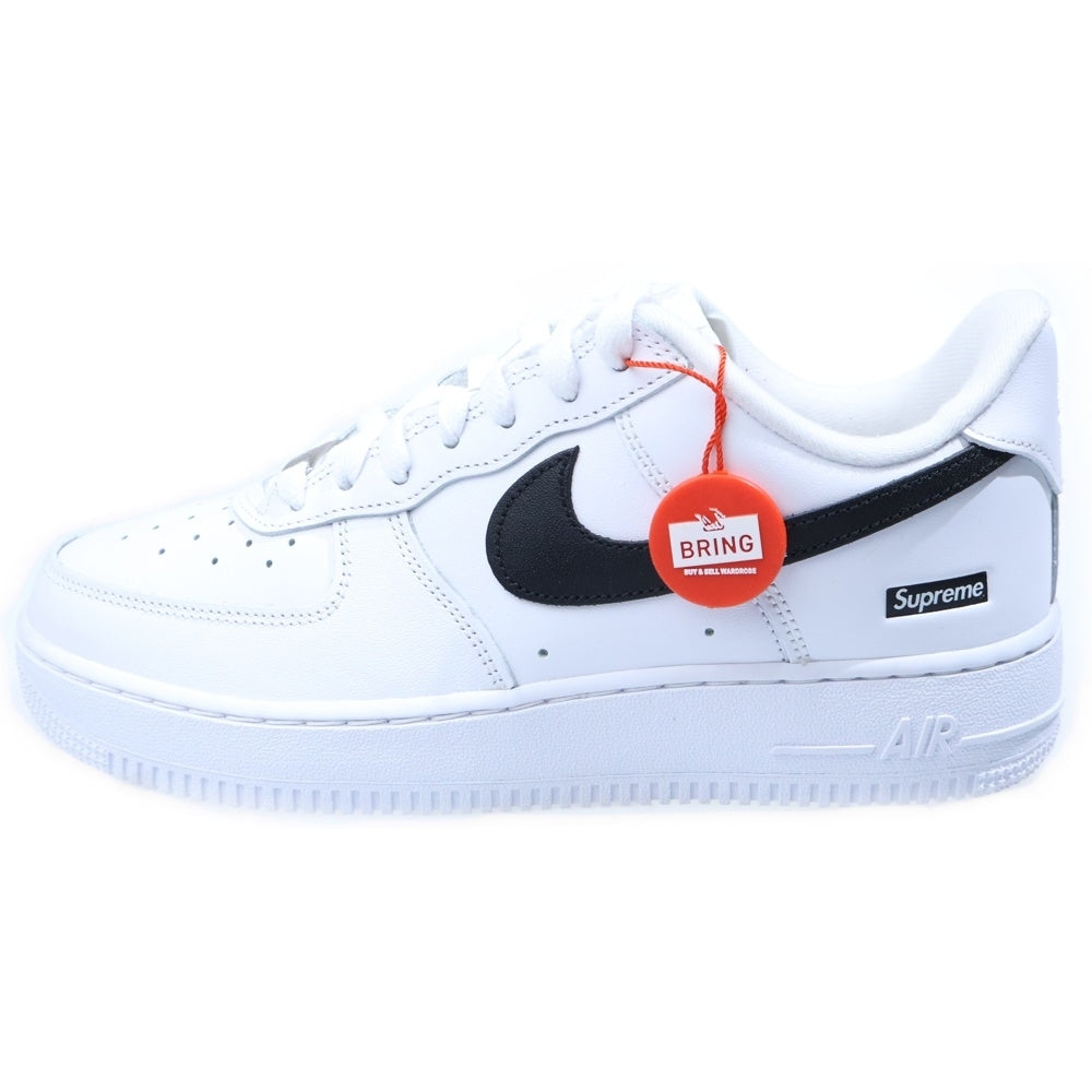 SUPREME(シュプリーム) ×NIKE AIR FORCE 1 LOW ナイキ エアフォース 1 ローカットスニーカー ホワイト/ブラック US7/25cm CU9225-102