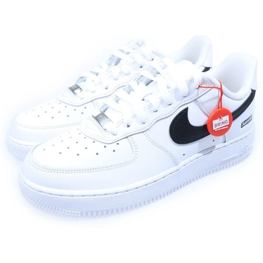SUPREME(シュプリーム) ×NIKE AIR FORCE 1 LOW ナイキ エアフォース 1 ローカットスニーカー ホワイト/ブラック US7/25cm CU9225-102
