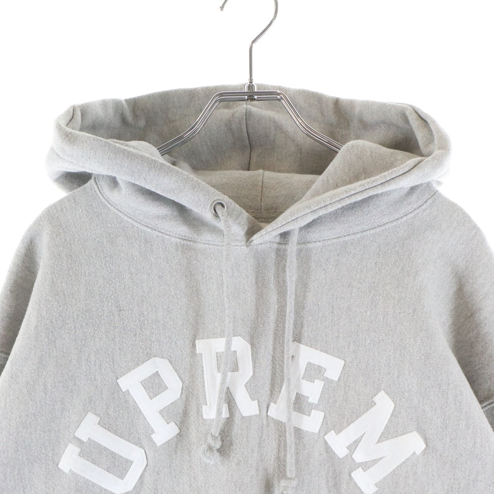 SUPREME(シュプリーム) 25SS ×Champion Hooded Sweatshirt アーチロゴ スウェット プルオーバーパーカー グレー