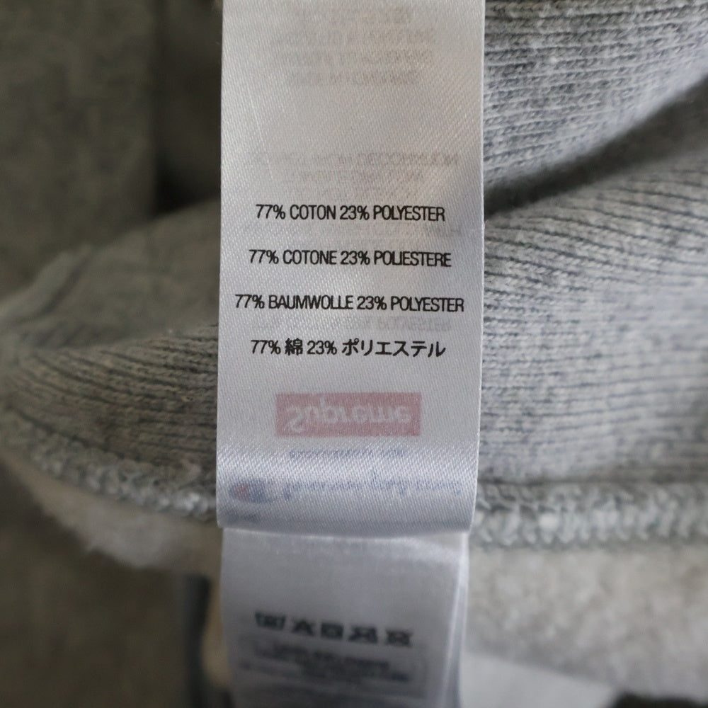 SUPREME(シュプリーム) 25SS ×Champion Hooded Sweatshirt アーチロゴ スウェット プルオーバーパーカー グレー