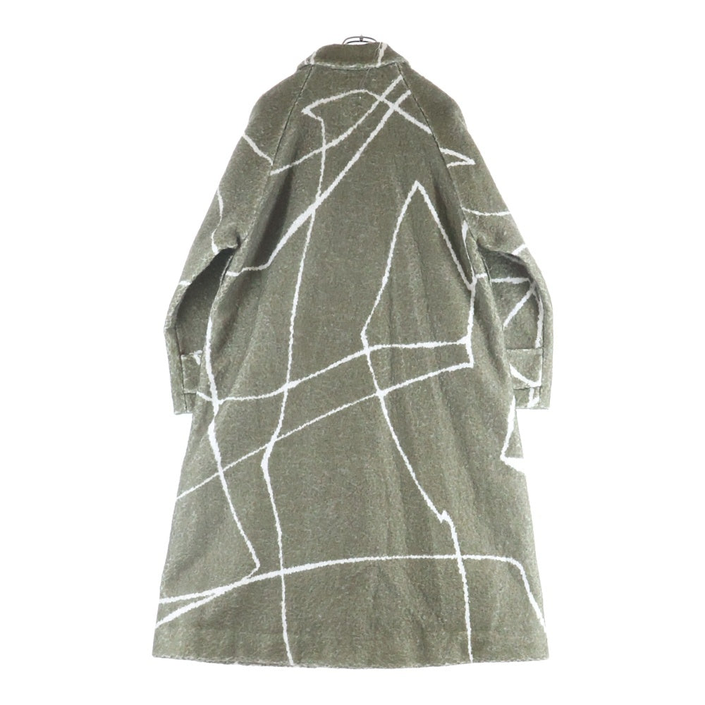 AMERI(アメリ) LITTLE FLARE LINE ART LONG COAT リトルフレア ステンカラー ロングコート レディース カーキ 0124207430540