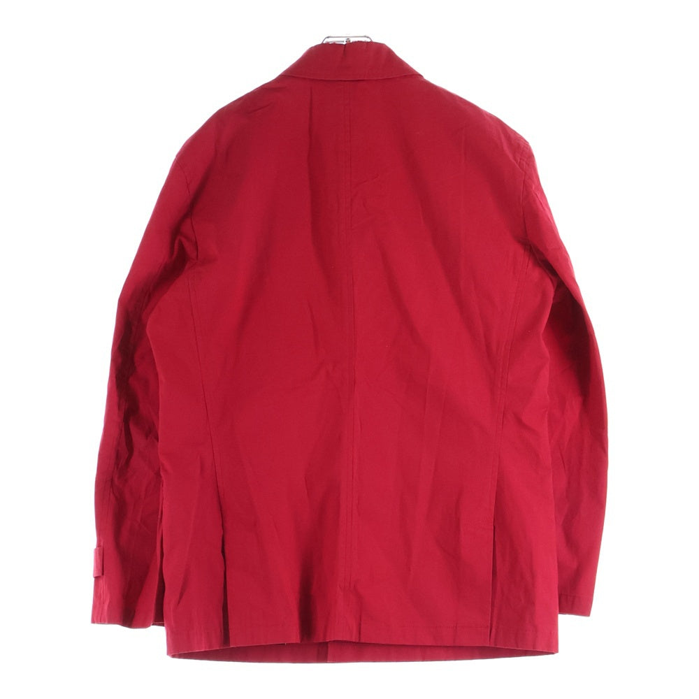 BURBERRY BLACK LABEL(バーバリー ブラックレーベル) 裏地ノバチェック ステンカラーコート レッド BMP61-811-15