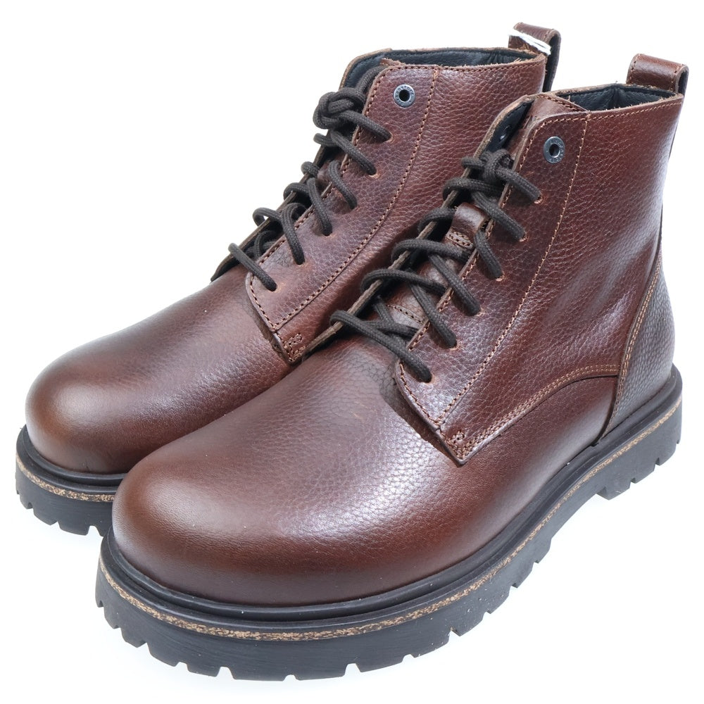 BIRKENSTOCK(ビルケンシュトック) HIGHWOOD LACE MID ハイウッド レース ミッド レザーブーツ ブラウン 1030757
