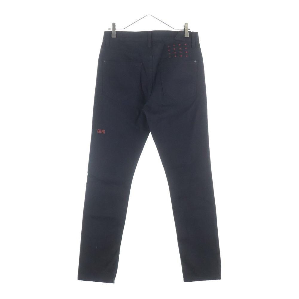 KSUBI(スビ) CHITCH DENIM PANTS チッチ エンブロイダリー スキニーデニムパンツ ブラック
