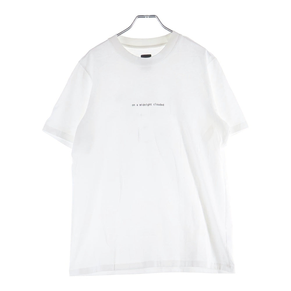OAMC(オーエーエムシー) 18AW Horus T shirt アワーズ プリント クルーネック半袖Tシャツ カットソー ホワイト
