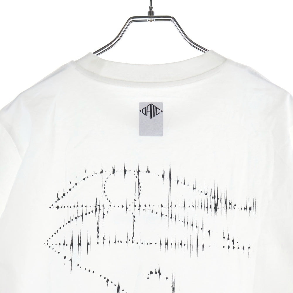 OAMC(オーエーエムシー) 18AW Horus T shirt アワーズ プリント クルーネック半袖Tシャツ カットソー ホワイト