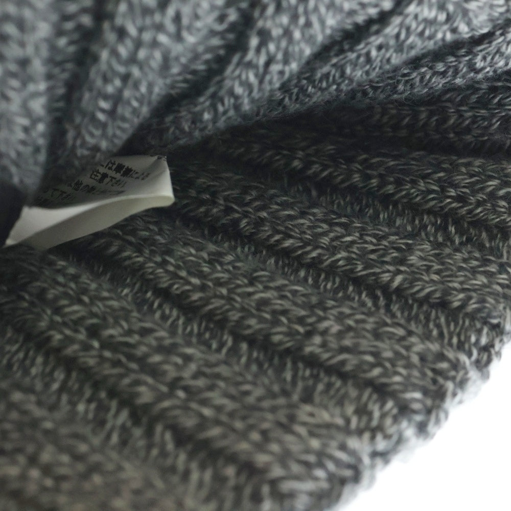 DOLCE & GABBANA(ドルチェアンドガッバーナ) ウール リブニット帽子 キャップ グレー