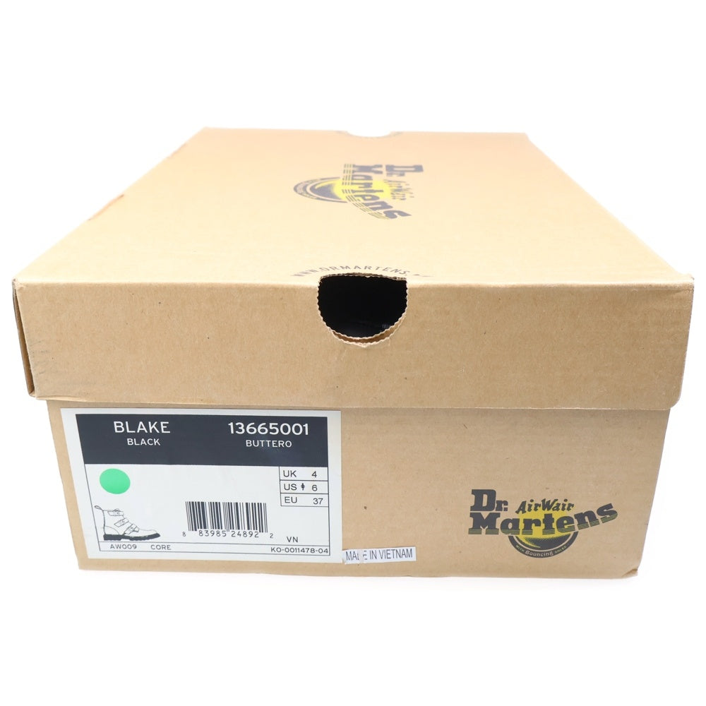 Dr.Martens(ドクターマーチン) BLAKE BUCKLE BOOT ブレイク 3連バックル レザーブーツ レディース ブラック 13665001