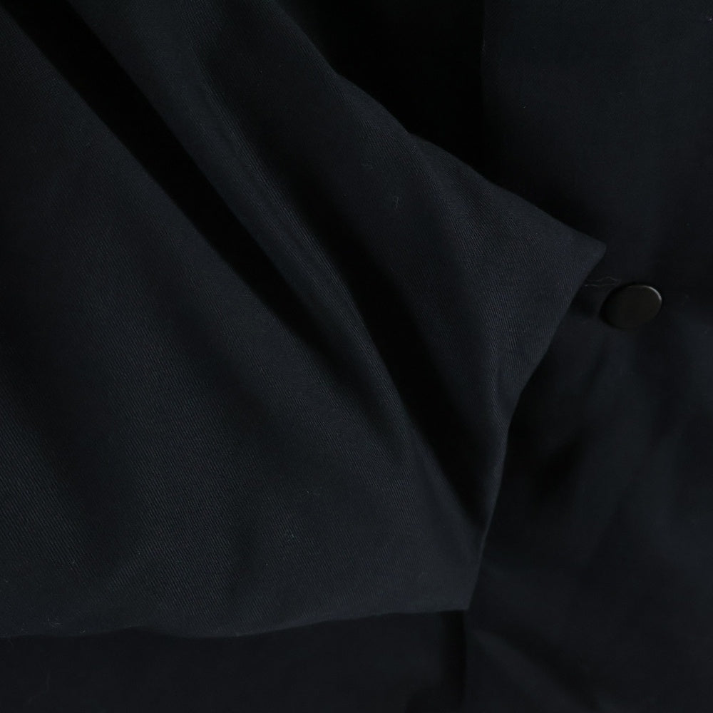 Y's(ワイズ) U-裁ち出し フーデッド ウールポリ 中綿コート ブラック レディース YC-C15-108