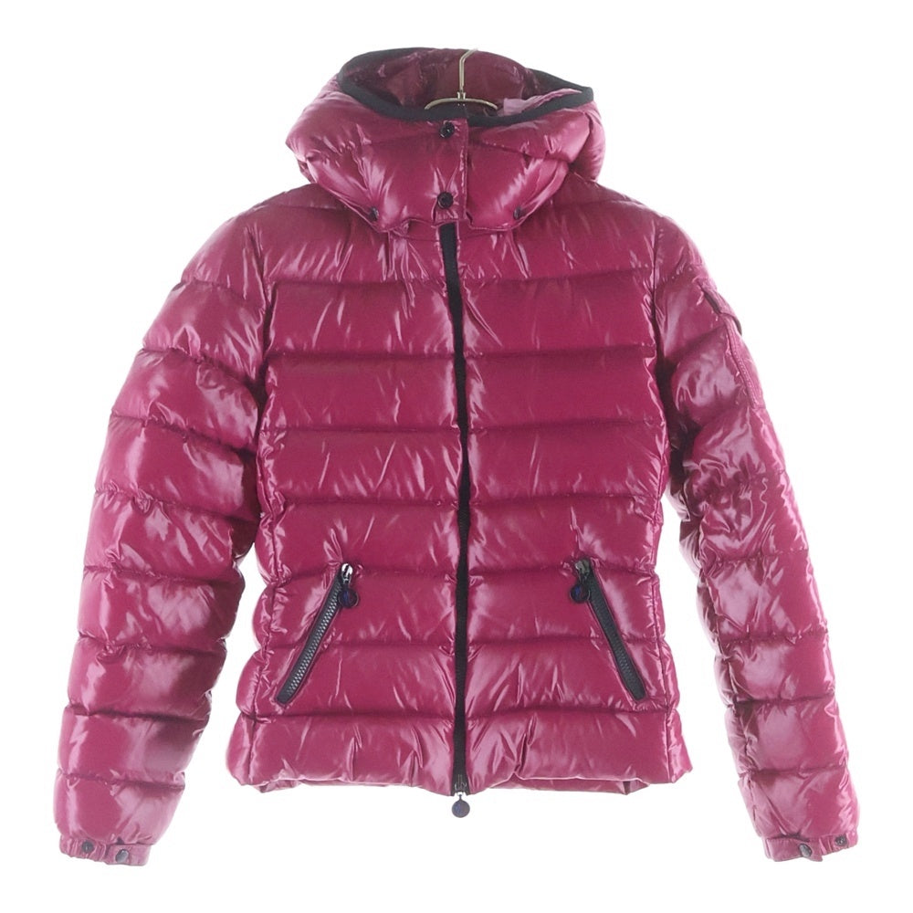 MONCLER(モンクレール) BADY DOWN JACKET ロゴパッチ フーデッド ナイロン バディ ダウンジャケット レディース パープル 120934594205 68950