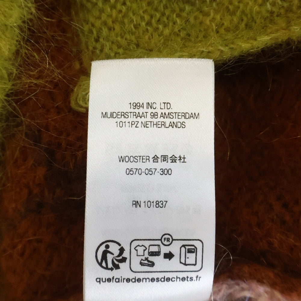 SUPREME(シュプリーム) 24SS Brushed Argyle Zip Up Vest ブラッシュド アーガイル ジップアップニットベスト グリーン