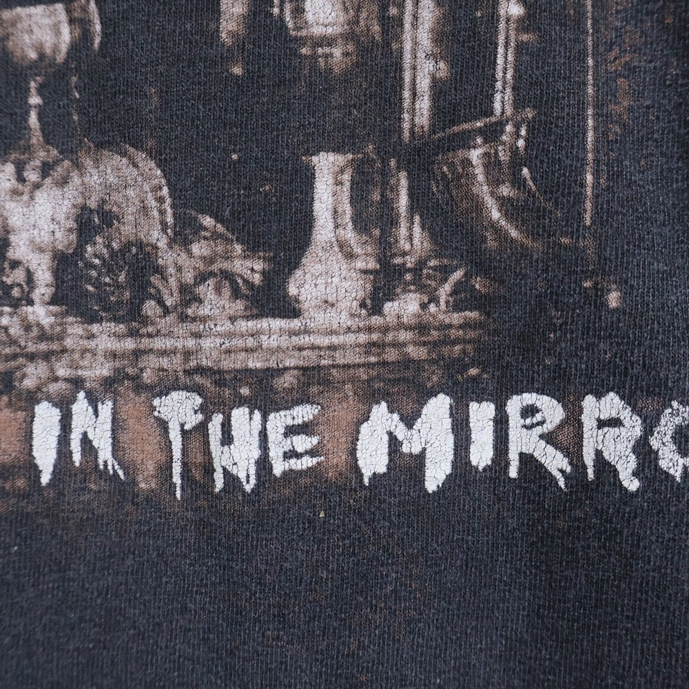 VINTAGE(ヴィンテージ) 00S VINTAGE KORN TAKE A LOOK IN THE MIRROR 2003 ヴィンテージ コーン テイクアルック インザミラー クルーネック半袖Tシャツ カットソー ブラック