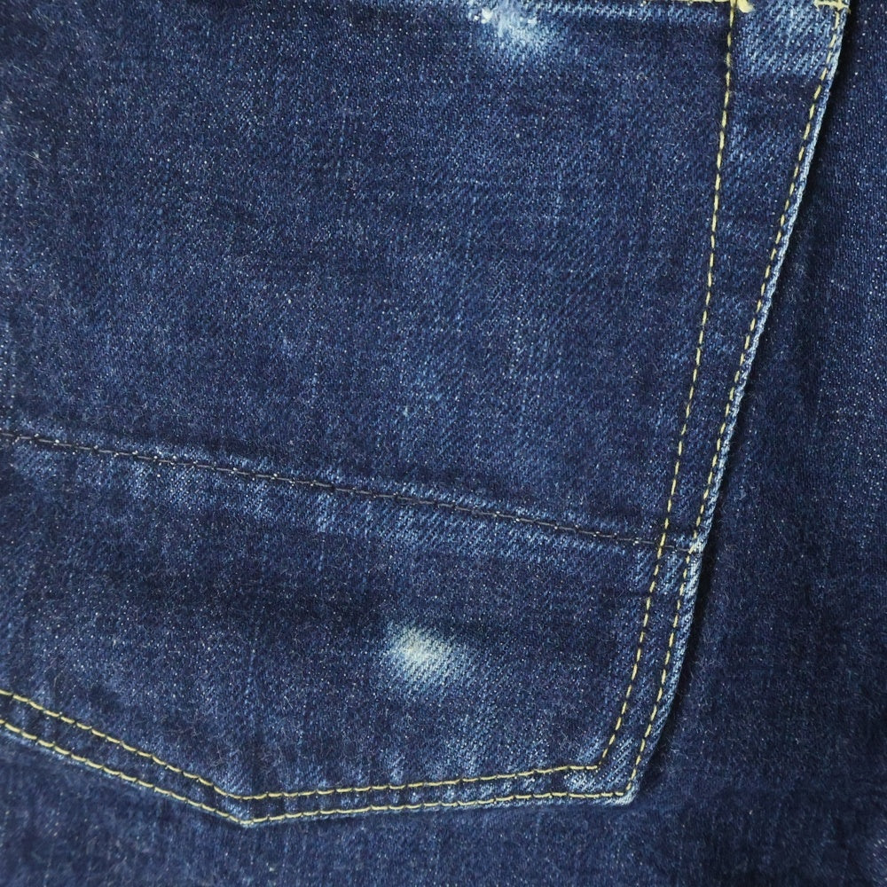 GANRYU(ガンリュウ) 09AW AD2009 サルエル ストレートデニムパンツ インディゴ ED-P011