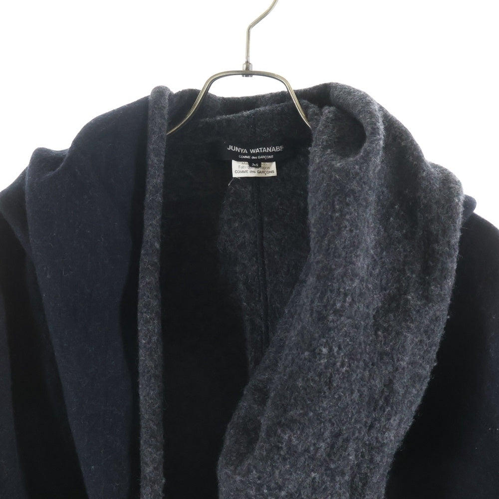 JUNYA WATANABE COMME des GARCONS(ジュンヤワタナベ コムデギャルソン) 11AW AD2011 ウール オーバーサイズパーカー フーディー ブラック JH-T009