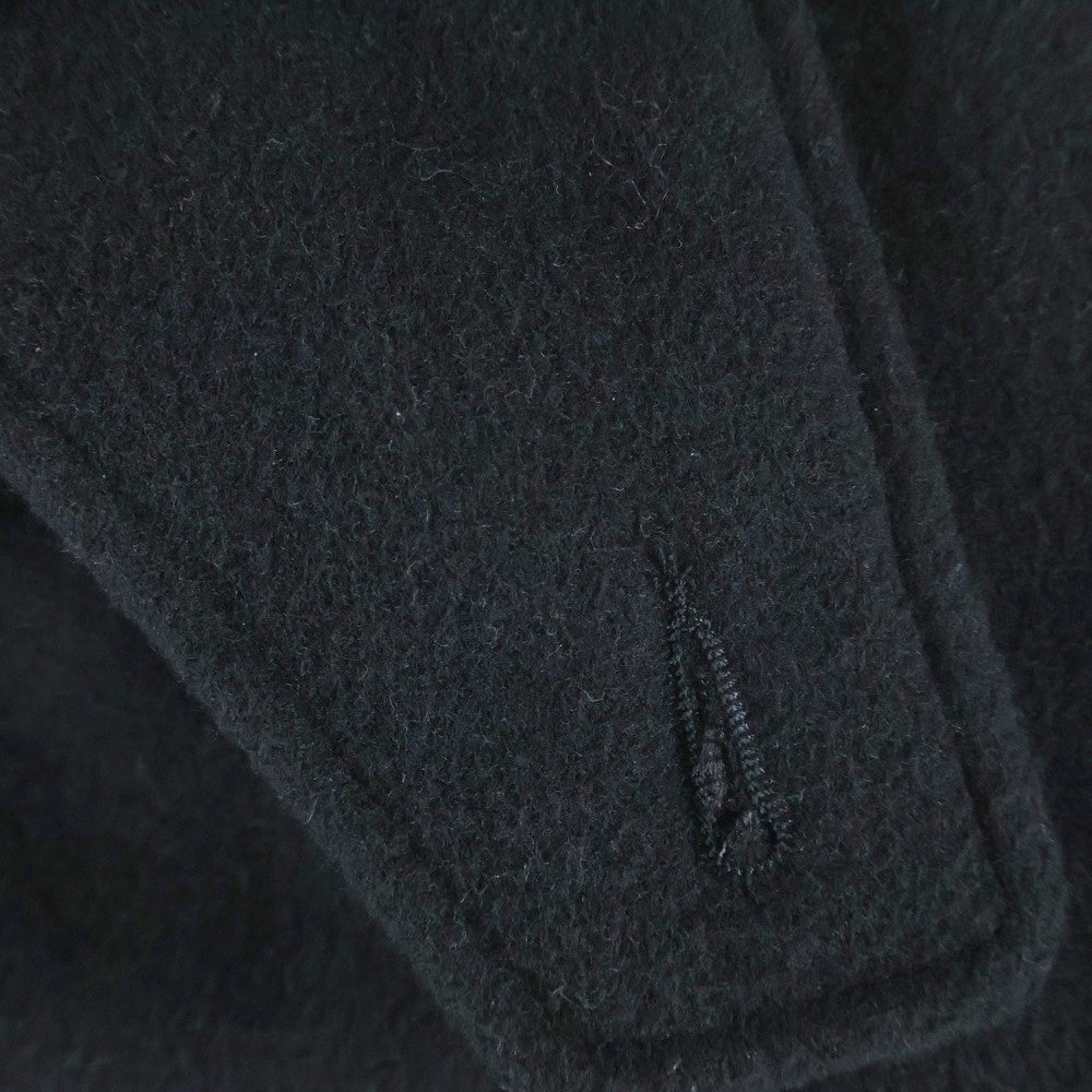 Engineered Garments(エンジニアド ガーメンツ) LH Pea Coat Polyester Fake Melton ポリエステル フェイクメルトン ピーコート ジャケット ブラック LN207B