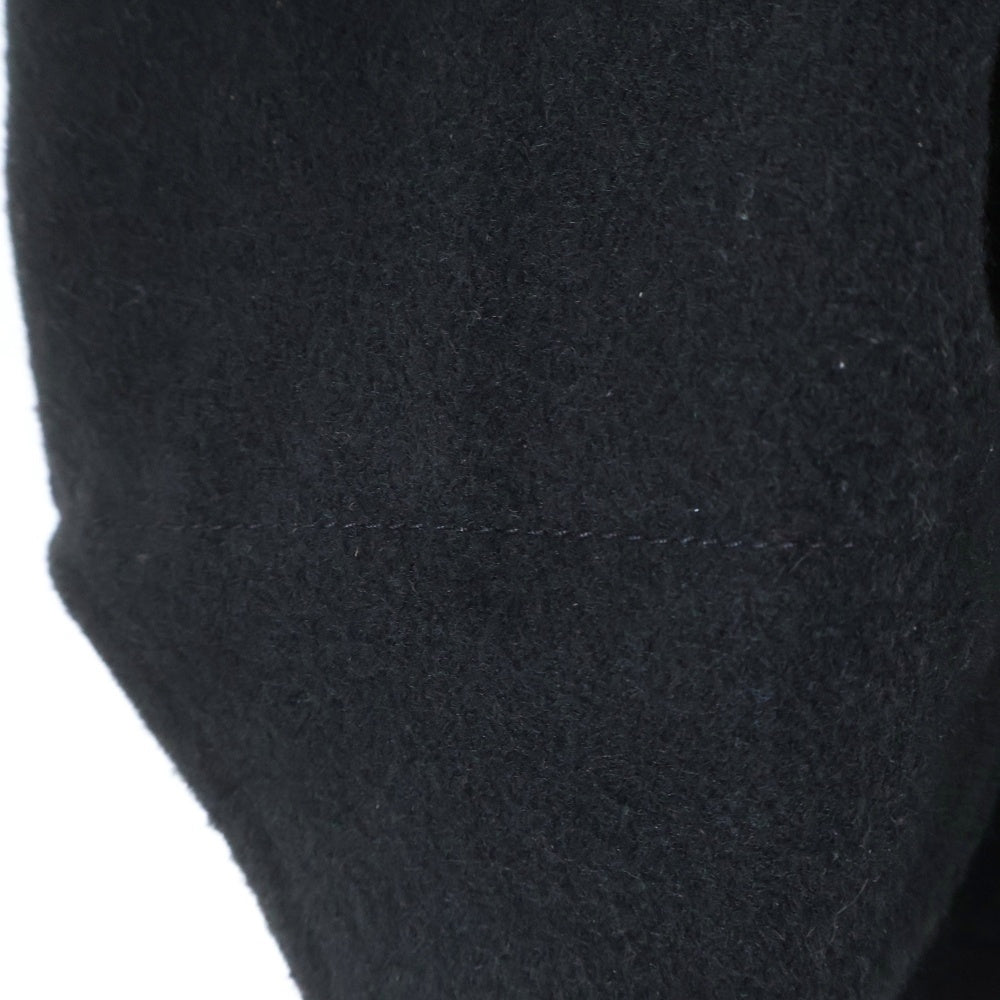 Engineered Garments(エンジニアド ガーメンツ) LH Pea Coat Polyester Fake Melton ポリエステル フェイクメルトン ピーコート ジャケット ブラック LN207B