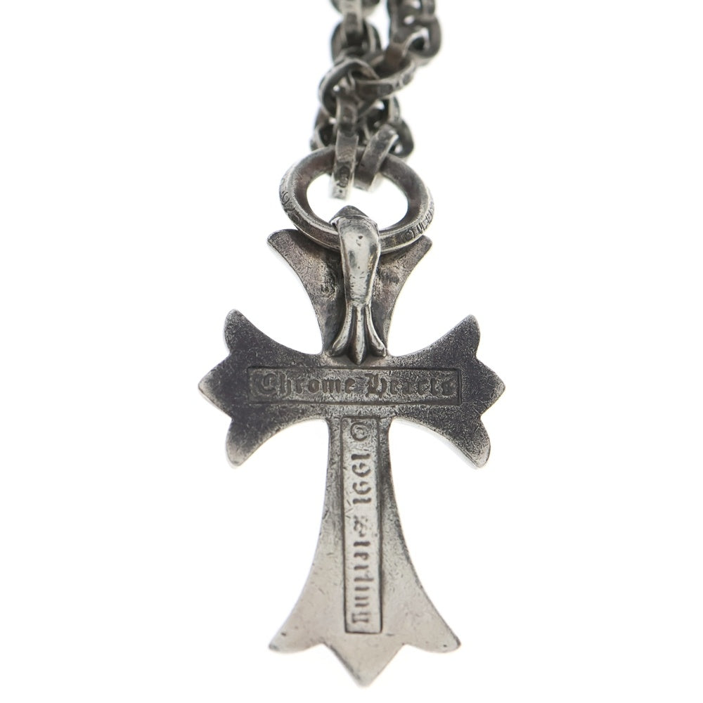 CHROME HEARTS(クロムハーツ) PPR CHN SML CH CRS ペーパーチェーン スモールCHクロス ネックレス シルバー