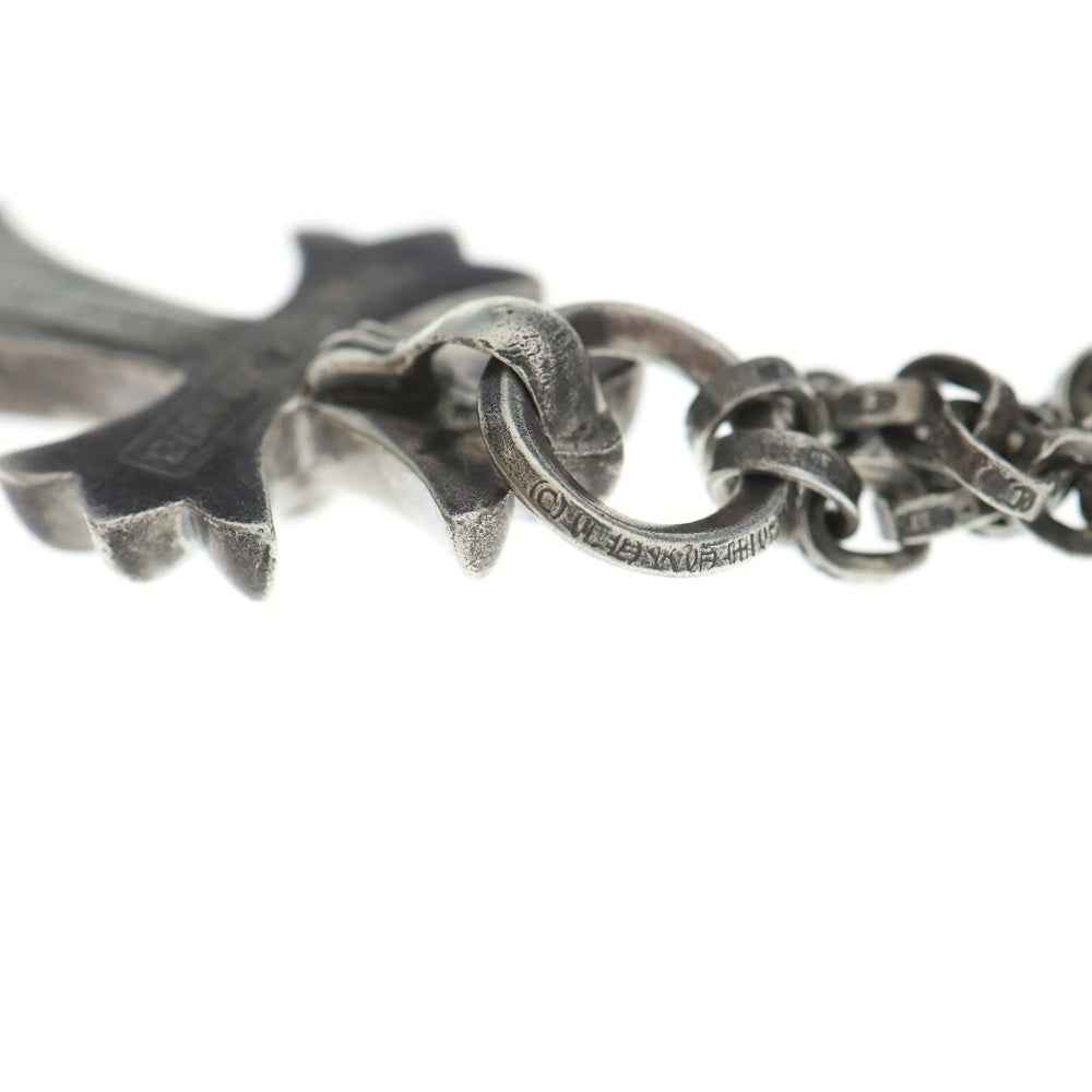 CHROME HEARTS(クロムハーツ) PPR CHN SML CH CRS ペーパーチェーン スモールCHクロス ネックレス シルバー