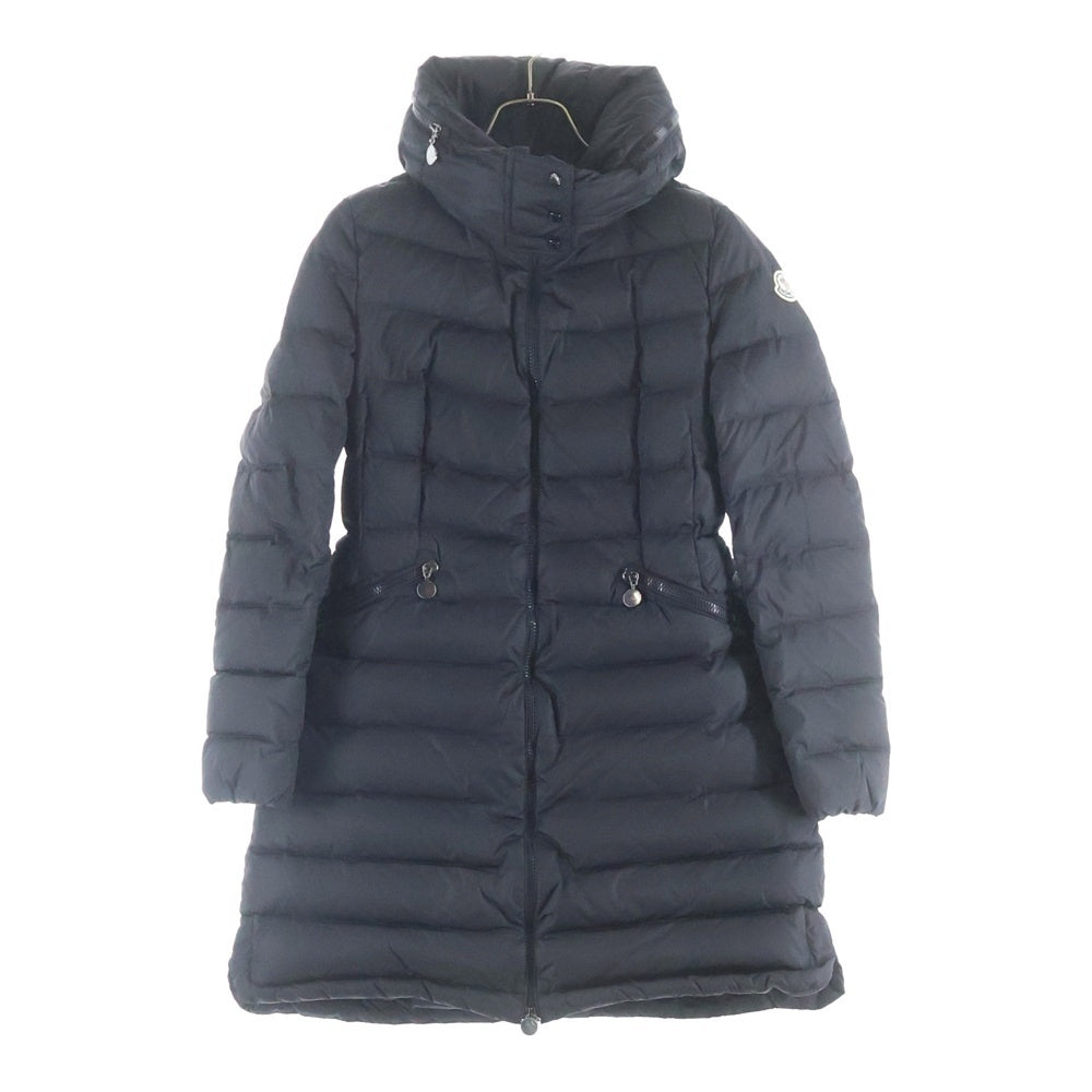 MONCLER(モンクレール) FLAMMETTE フラメッテ ロゴワッペン ジップアップ ダウンコート レディース ブラック 499310554155