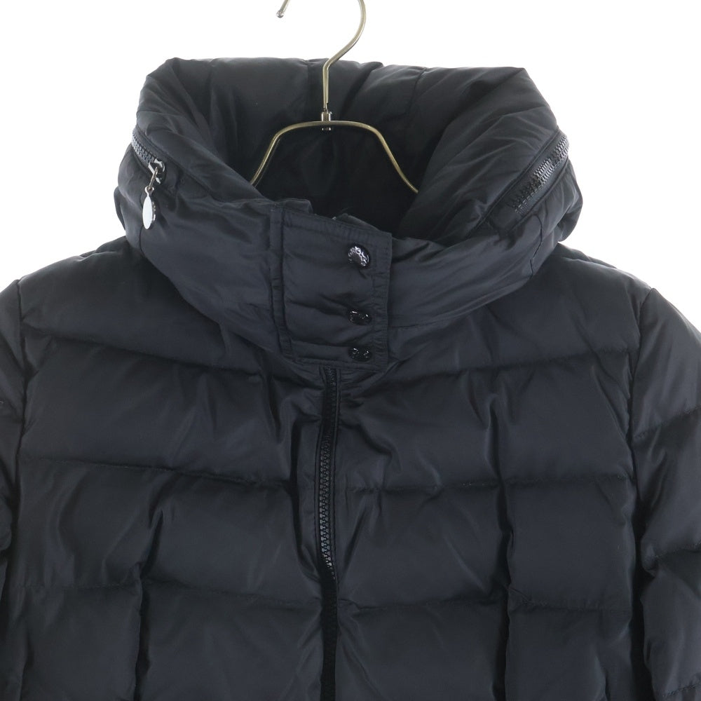 MONCLER(モンクレール) FLAMMETTE フラメッテ ロゴワッペン ジップアップ ダウンコート レディース ブラック 499310554155