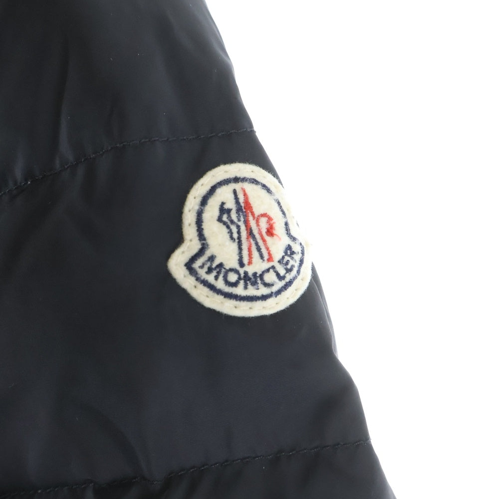 MONCLER(モンクレール) FLAMMETTE フラメッテ ロゴワッペン ジップアップ ダウンコート レディース ブラック 499310554155