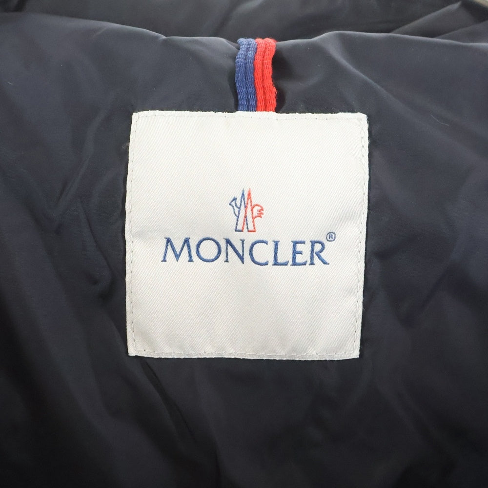 MONCLER(モンクレール) FLAMMETTE フラメッテ ロゴワッペン ジップアップ ダウンコート レディース ブラック 499310554155