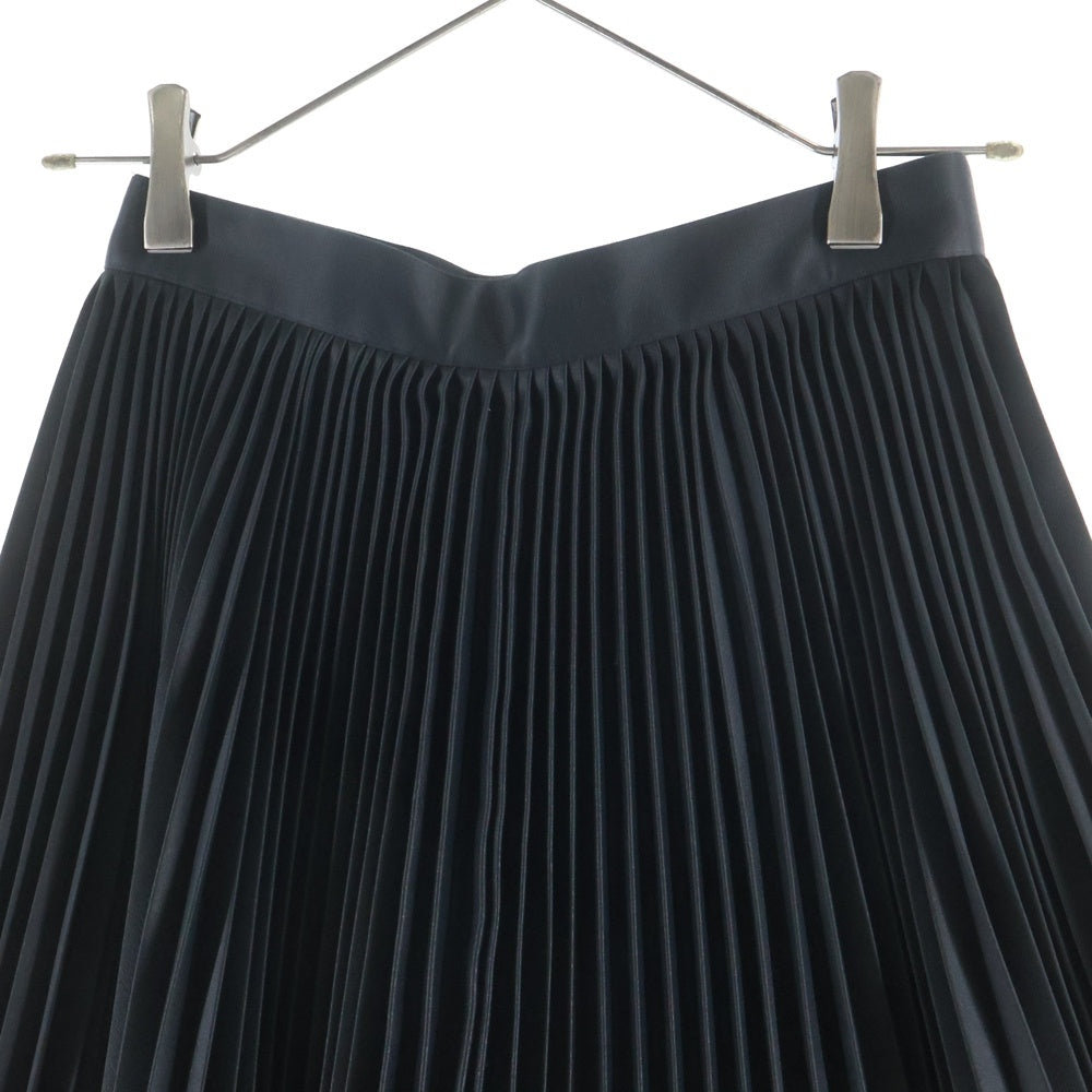 JOHN LAWRENCE SULLIVAN(ジョンローレンスサリバン) アシンメトリープリーツロングスカートロングスカート ブラック レディース 2C026-0620-1