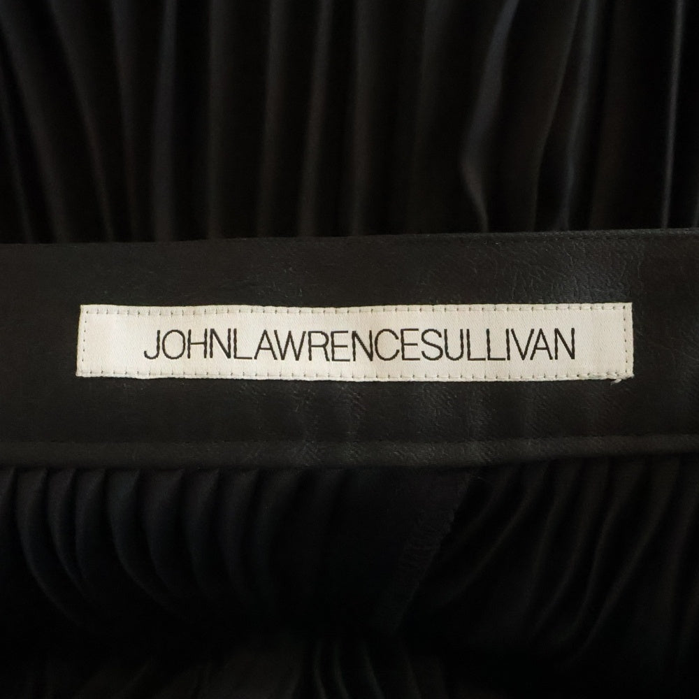 JOHN LAWRENCE SULLIVAN(ジョンローレンスサリバン) アシンメトリープリーツロングスカートロングスカート ブラック レディース 2C026-0620-1