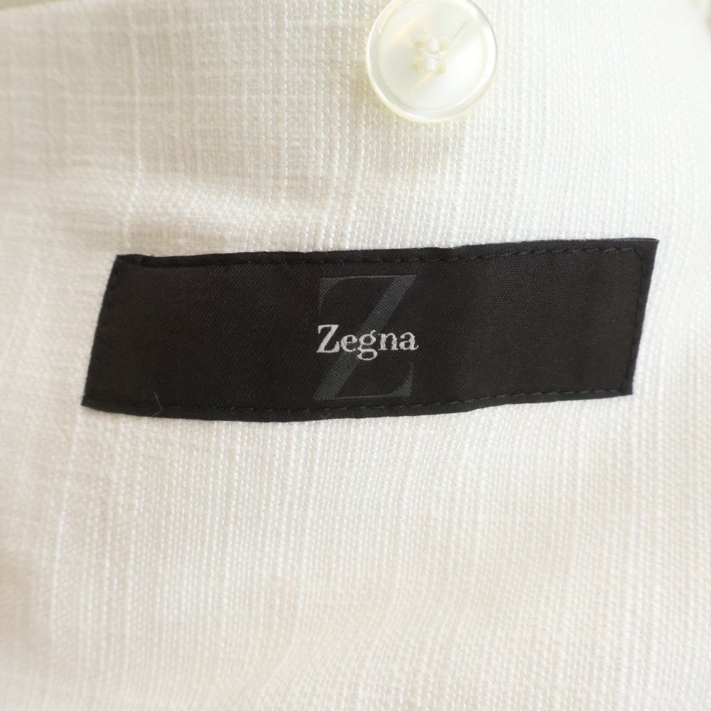 Z ZEGNA(ゼニア ジーゼニア) セットアップ スーツ 3B テーラードジャケット テーパードパンツ ホワイト