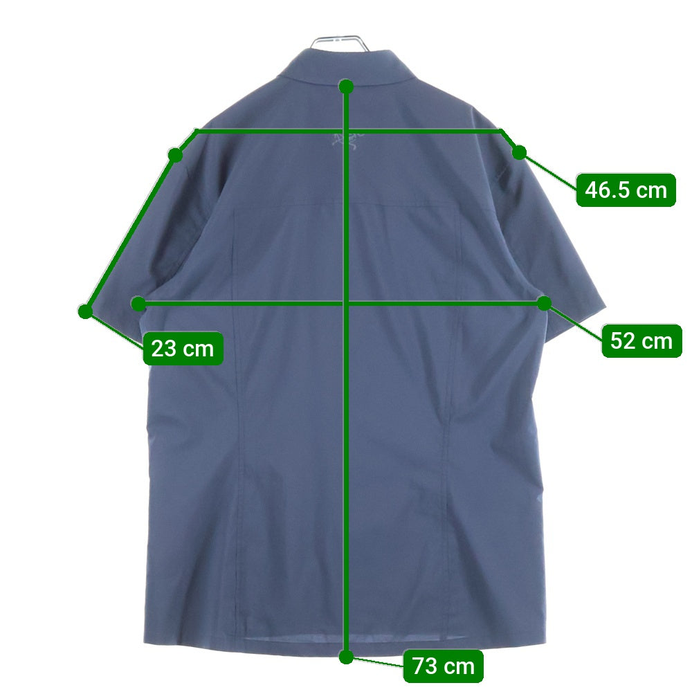 ARC'TERYX(アークテリクス) バック ロゴ プリント 半袖 シャツ ブルー 19076-105234