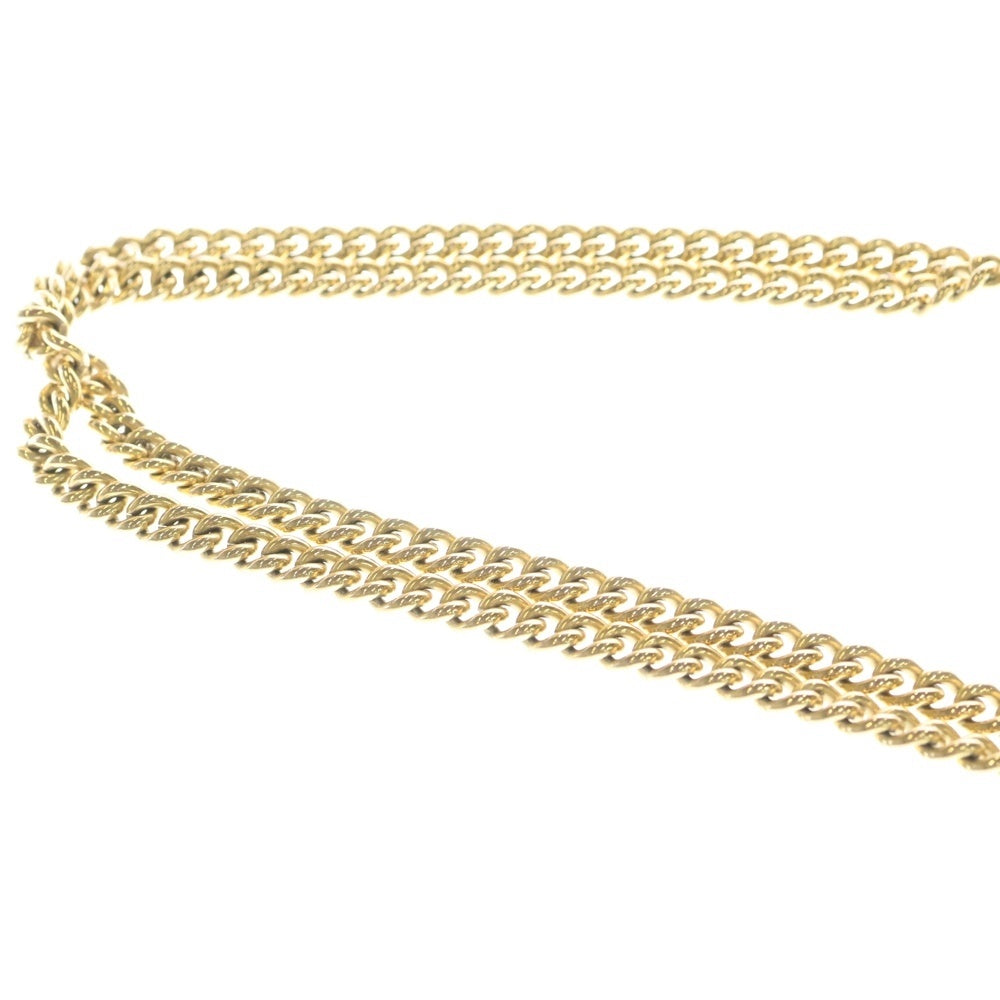 Salvatore Ferragamo(サルヴァトーレ フェラガモ) ヴァラ レザー チェーンショルダーバッグ グレー レディース