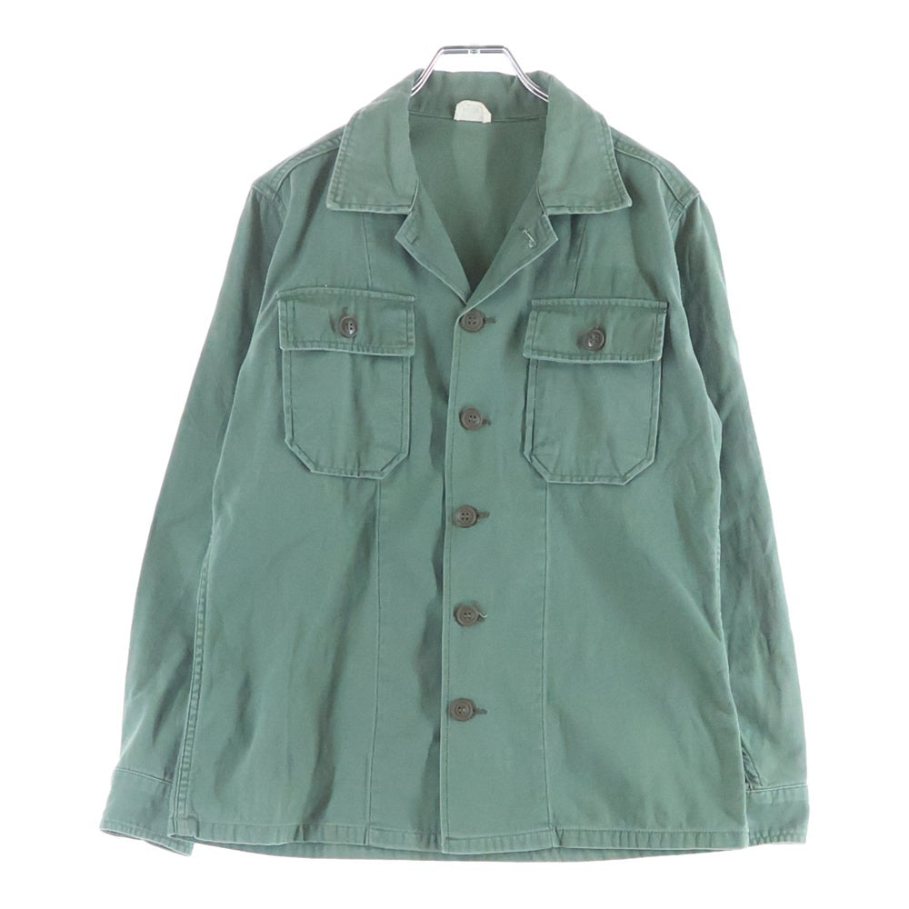 VINTAGE(ヴィンテージ) MILITARY UTILITY SHIRT ミリタリー ヴィンテージ 長袖ユーティリティーシャツ カーキ 8406-782-3016