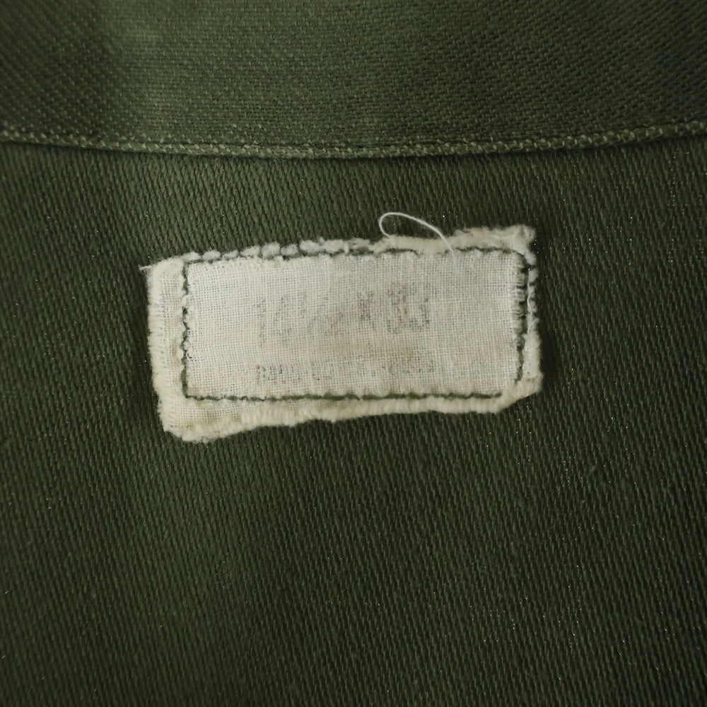 VINTAGE(ヴィンテージ) MILITARY U.S.NAVY VINTAGE ミリタリー ユーエスネイビー ヴィンテージ 長袖ユーティリティーシャツ カーキ